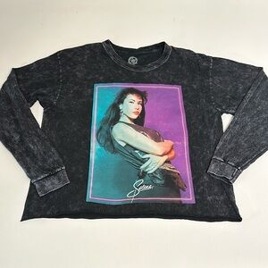 OFFICIAL SELENA WOMENS CROPPED SHIRT